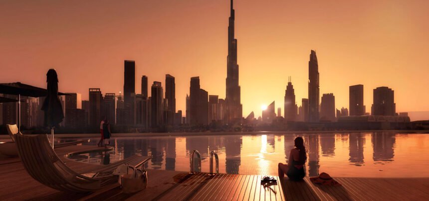 Sky-high infinity pool