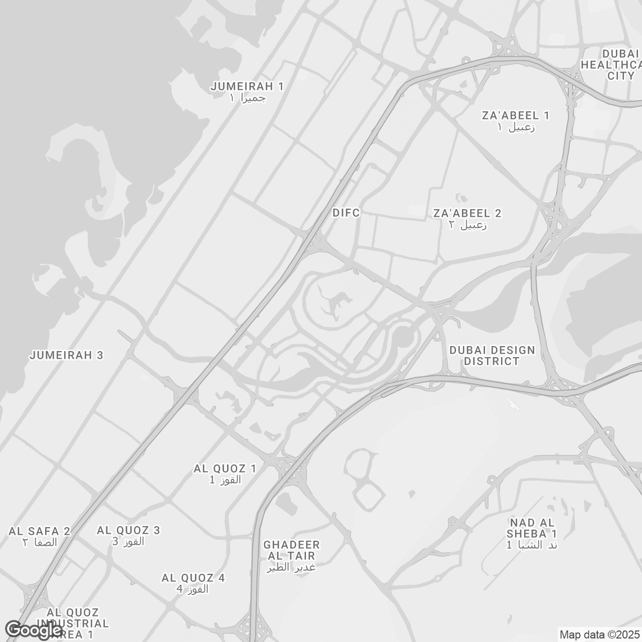 Расположение 29 Burj Boulevard